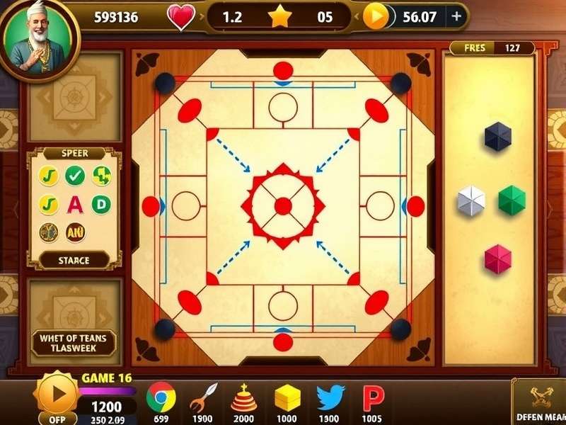 Carrom strategy diagram